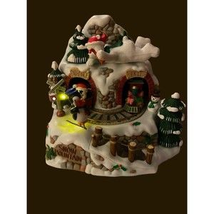 Spicy Collections Action Musical  Winter Wonderland Snow Mountain Kmart EUC